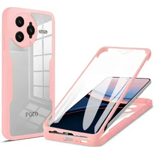 Phonesta Slim Protect 360 Vollschutzhülle Displayschutzfolie für Xiaomi Poco F7 Ultra - Rosa
