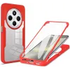 Phonesta Slim Protect 360 Vollschutzhülle Displayschutzfolie für Xiaomi Redmi 14C / Xiaomi Poco C75 - Rot
