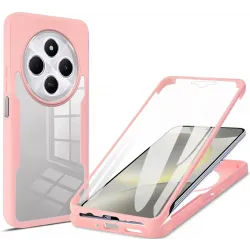 Phonesta Slim Protect 360 Vollschutzhülle Displayschutzfolie für Xiaomi Redmi 14C / Xiaomi Poco C75 - Rosa