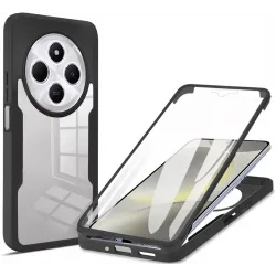 Phonesta Slim Protect 360 Vollschutzhülle Displayschutzfolie für Xiaomi Redmi 14C / Xiaomi Poco C75 - Schwarz