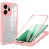 Phonesta Slim Protect 360 Vollschutzhülle Displayschutzfolie für Oppo Reno14 F/FS - Rosa