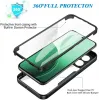 Phonesta Slim Protect 360 Vollschutzhülle Displayschutzfolie für Oppo Reno14 F/FS - Schwarz 2