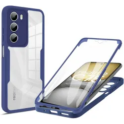 Phonesta Slim Protect 360 Vollschutzhülle Displayschutzfolie für Realme 14x / C75 - Blau