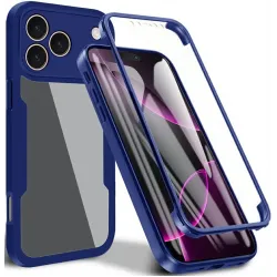Phonesta Slim Protect 360 Vollschutzhülle Displayschutzfolie für Apple iPhone 17 Pro - Blau