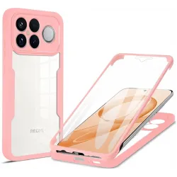 Phonesta Slim Protect 360 Vollschutzhülle Displayschutzfolie für Xiaomi Poco F8 Ultra - Rosa