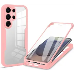 Phonesta Slim Protect 360 Vollschutzhülle Displayschutzfolie für Samsung Galaxy S26 Ultra - Rosa