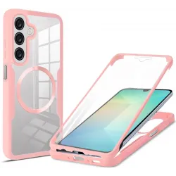 Phonesta Slim Protect 360 Vollschutzhülle Displayschutzfolie und MagSafe für Samsung Galaxy A26 - Rosa