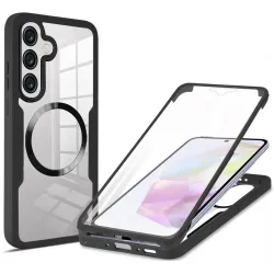 Phonesta Slim Protect 360 Vollschutzhülle Displayschutzfolie und MagSafe für Samsung Galaxy A36/A56 - Schwarz