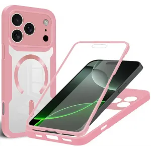 Phonesta Slim Protect 360 Vollschutzhülle Displayschutzfolie und MagSafe für Apple iPhone 17 Pro Max - Rosa