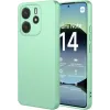Phonesta Soft Silk Silikon Back Cover Hülle für Xiaomi Redmi Note 14 4G 164.8mm - Matcha Grün