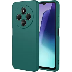 Phonesta Soft Silk Silikon Back Cover Hülle für Xiaomi Redmi 14C / Xiaomi Poco C75 - Dunkelgrün