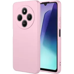 Phonesta Soft Silk Silikon Back Cover Hülle für Xiaomi Redmi 14C / Xiaomi Poco C75 - Rosa