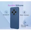 Phonesta Soft Silk Silikon Back Cover Hülle für Xiaomi Redmi 14C / Xiaomi Poco C75 - Schwarz 2
