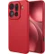 Phonesta Soft Silk Silikon Back Cover Hülle für Oppo Find X9 Pro - Rot