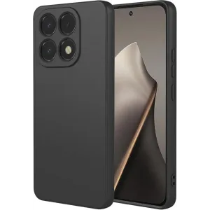 Phonesta Soft Silk Silikon Back Cover Hülle für Xiaomi 15T - Schwarz