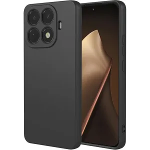 Phonesta Soft Silk Silikon Back Cover Hülle für Xiaomi 15T Pro - Schwarz