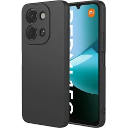 Phonesta Soft Silk Silikon Back Cover Hülle für Xiaomi Redmi 15C / Xiaomi Poco C85 - Schwarz