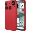 Phonesta Soft Silk Silikon Back Cover Hülle für Nothing Phone (3) - Rot