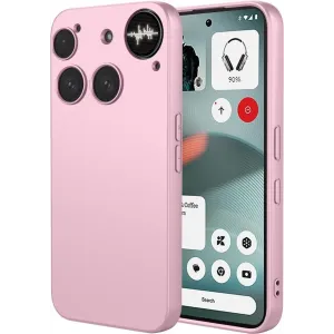 Phonesta Soft Silk Silikon Back Cover Hülle für Nothing Phone (3) - Rosa