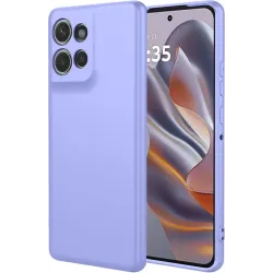 Phonesta Soft Silk Silikon Back Cover Hülle für Motorola Edge 60 Neo/Edge 50 Neo / ThinkPhone 25 - Lila