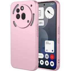 Phonesta Soft Silk Silikon Back Cover Hülle für Nothing Phone (3a) Pro - Rosa