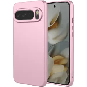 Phonesta Soft Silk Silikon Back Cover Hülle für Google Pixel 10 Pro XL - Rosa