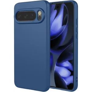 Phonesta Soft Silk Silikon Back Cover Hülle für Google Pixel 10 / 10 Pro - Dunkelblau