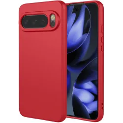 Phonesta Soft Silk Silikon Back Cover Hülle für Google Pixel 10 / 10 Pro - Rot