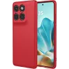 Phonesta Soft Silk Silikon Back Cover Hülle für Motorola Edge 60 / Edge 60 Fusion - Rot