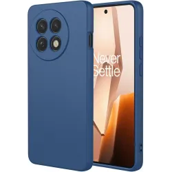 Phonesta Soft Silk Silikon Back Cover Hülle für OnePlus 13R - Dunkelblau