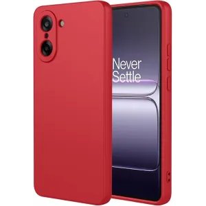 Phonesta Soft Silk Silikon Back Cover Hülle für OnePlus Nord CE5 - Rot