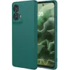 Phonesta Soft Silk Silikon Back Cover Hülle für Motorola Moto G35 - Dunkelgrün 0