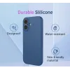 Phonesta Soft Silk Silikon Back Cover Hülle für Motorola Moto G55 - Dunkelblau 5