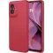 Phonesta Soft Silk Silikon Back Cover Hülle für Motorola Moto G55 - Rot