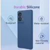 Phonesta Soft Silk Silikon Back Cover Hülle für Motorola Moto G85 - Lila 1