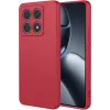 Phonesta Soft Silk Silikon Back Cover Hülle für Xiaomi 14T Pro - Rot