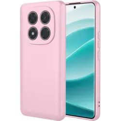 Phonesta Soft Silk Silikon Back Cover Hülle für Xiaomi Redmi Note 14 Pro 5G / Xiaomi Poco X7 - Rosa