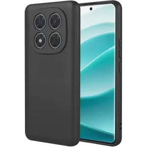 Phonesta Soft Silk Silikon Back Cover Hülle für Xiaomi Redmi Note 14 Pro 5G / Xiaomi Poco X7 - Schwarz
