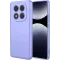 Phonesta Soft Silk Silikon Back Cover Hülle für Xiaomi Redmi Note 14 Pro 4G - Lila