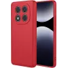 Phonesta Soft Silk Silikon Back Cover Hülle für Xiaomi Redmi Note 14 Pro 4G - Rot