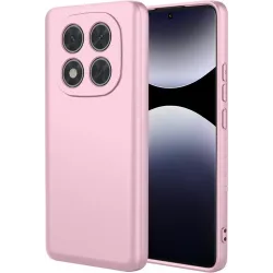 Phonesta Soft Silk Silikon Back Cover Hülle für Xiaomi Redmi Note 14 Pro 4G - Rosa