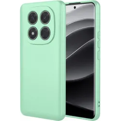 Phonesta Soft Silk Silikon Back Cover Hülle für Xiaomi Redmi Note 14 Pro Plus - Matcha Grün