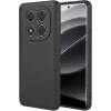 Phonesta Soft Silk Silikon Back Cover Hülle für Xiaomi Redmi Note 14 Pro Plus - Schwarz