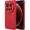 Phonesta Soft Silk Silikon Back Cover Hülle für Xiaomi 15 Ultra - Rot