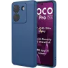 Phonesta Soft Silk Silikon Back Cover Hülle für Xiaomi Poco M7 Pro - Dunkelblau