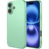 Phonesta Soft Silk Silikon Back Cover Hülle für Apple iPhone 17 - Matcha Grün