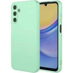 Phonesta Soft Silk Silikon Back Cover Hülle für Samsung Galaxy A17 - Matcha Grün
