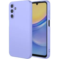 Phonesta Soft Silk Silikon Back Cover Hülle für Samsung Galaxy A17 - Lila