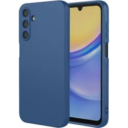 Phonesta Soft Silk Silikon Back Cover Hülle für Samsung Galaxy A26 - Dunkelblau