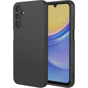 Phonesta Soft Silk Silikon Back Cover Hülle für Samsung Galaxy A26 - Schwarz
